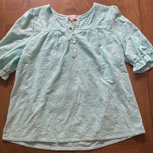 LOFT Eyelet Tunic